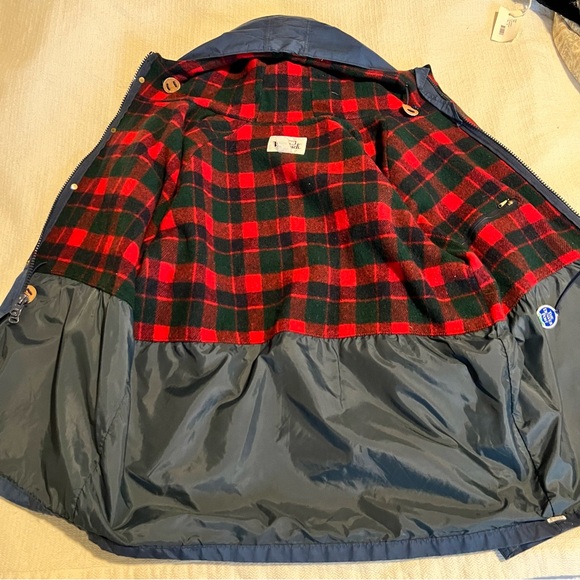 Vtg Blue Woolrich Parka, Size XXL Wool Blanket Lined Field Jacket, Outdoors - Picture 6 of 11